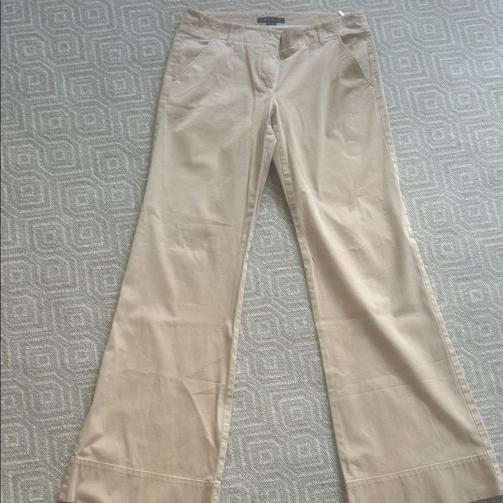 Theory Beige Chino Pants - Picture 2 of 5